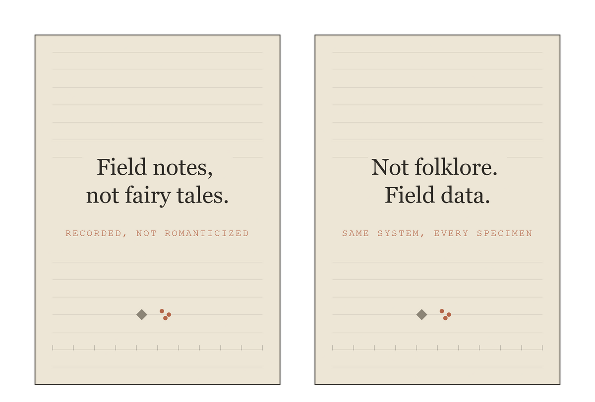 Field Ledger tagline poster — Three Brothers' Granary, LLC.