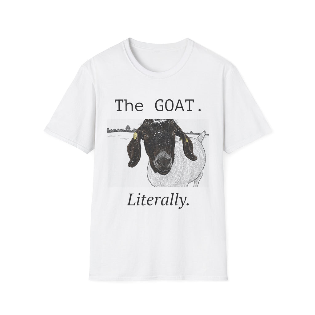 The GOAT Goat Illustration T‑Shirt | Funny Farm Animal Tee