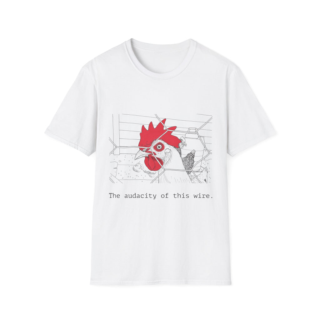 Big Red Portrait T-Shirt | Chicken Illustration, Farm Animal Tee
