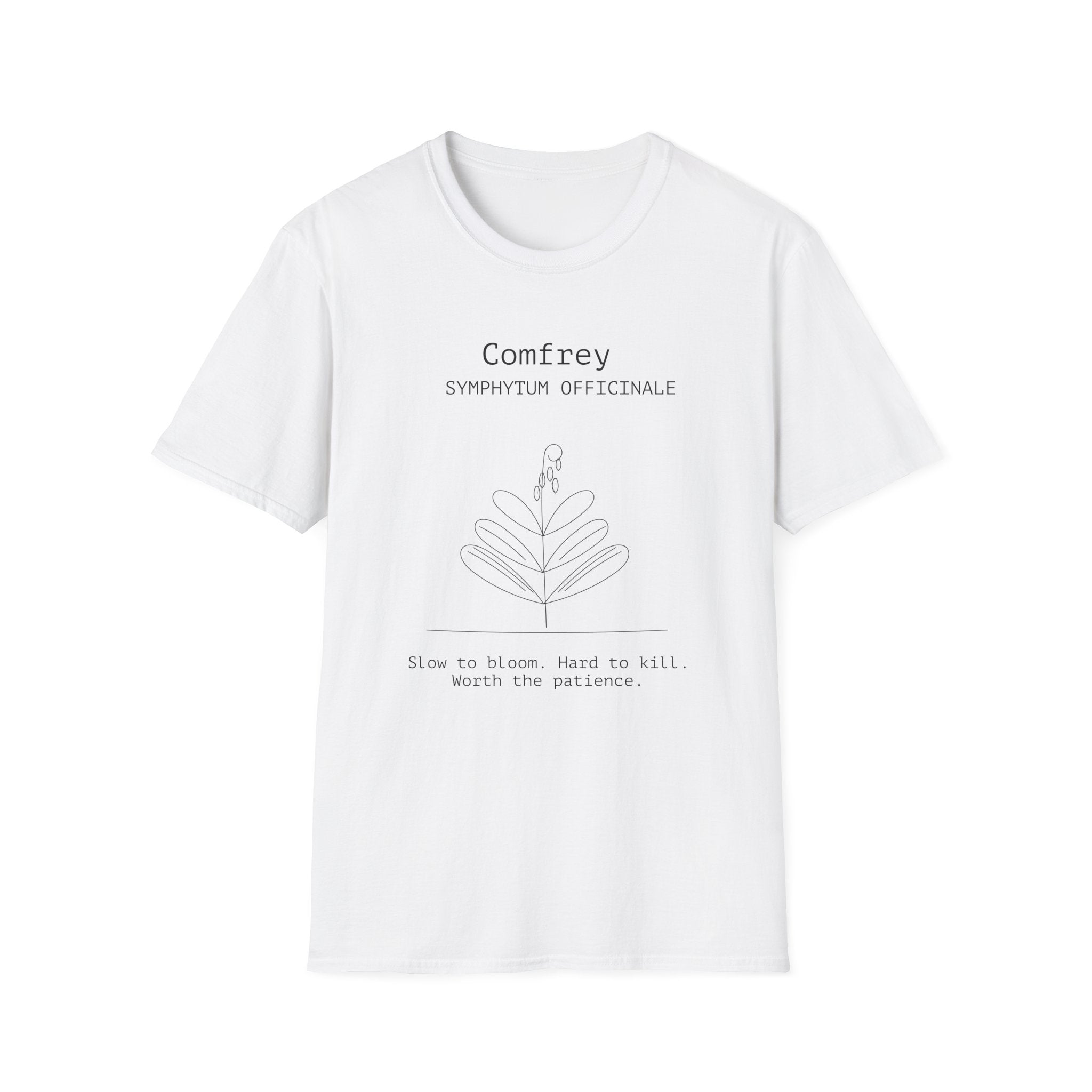 Comfrey Botanical Illustration T-Shirt | Symphytum Officinale Plant Tee
