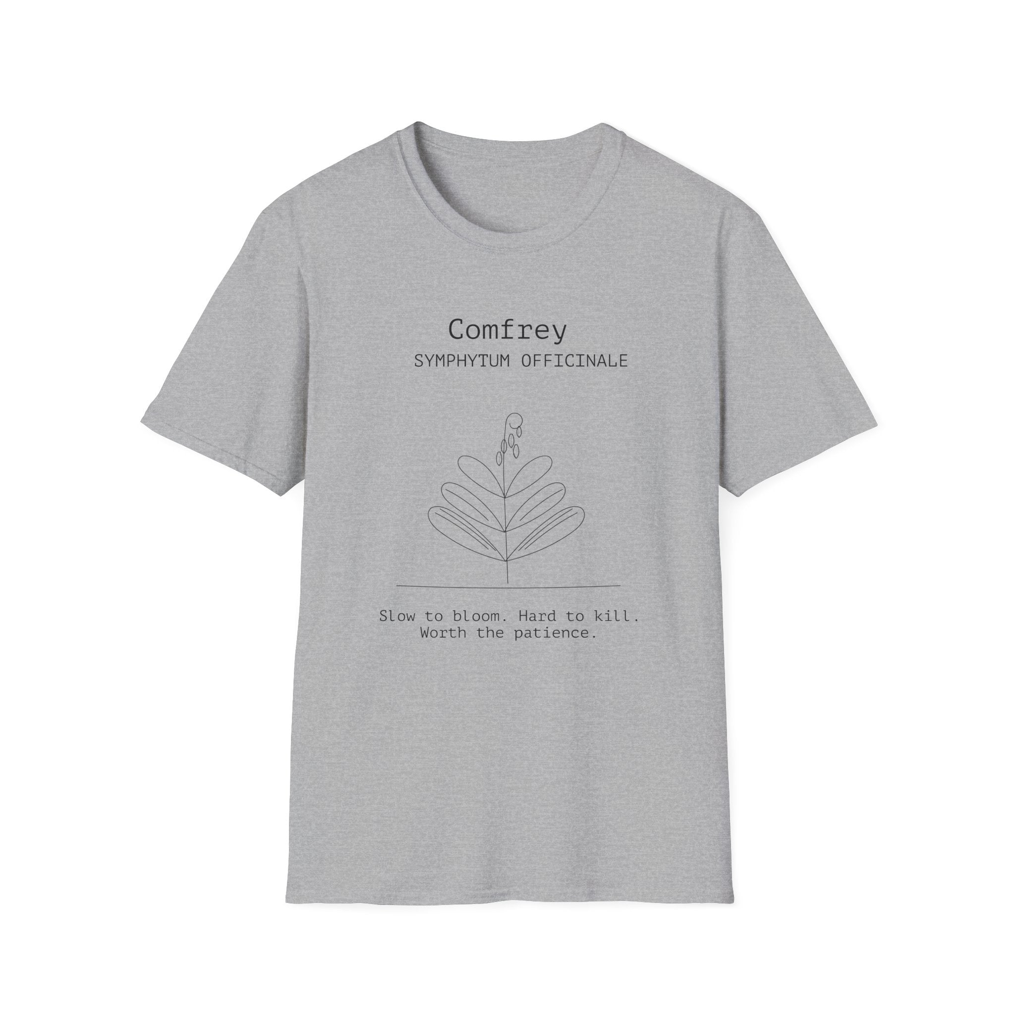 Comfrey Botanical Illustration T-Shirt | Symphytum Officinale Plant Tee