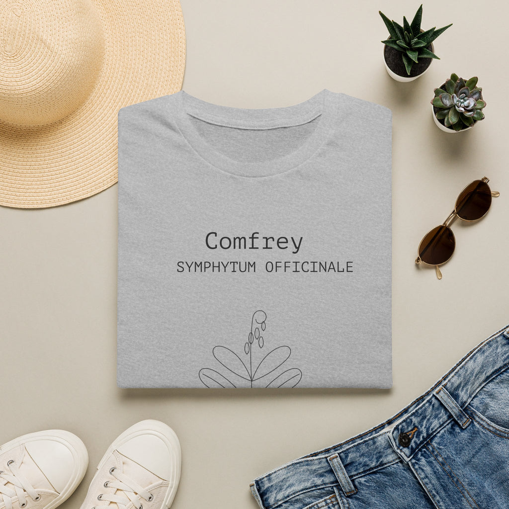 Comfrey Botanical Illustration T-Shirt | Symphytum Officinale Plant Tee