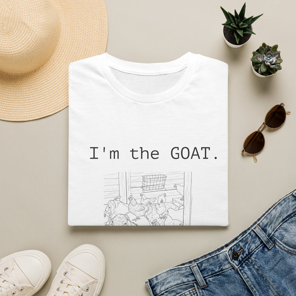I'm the GOAT T-Shirt | Goat Illustration, Minimal Typography