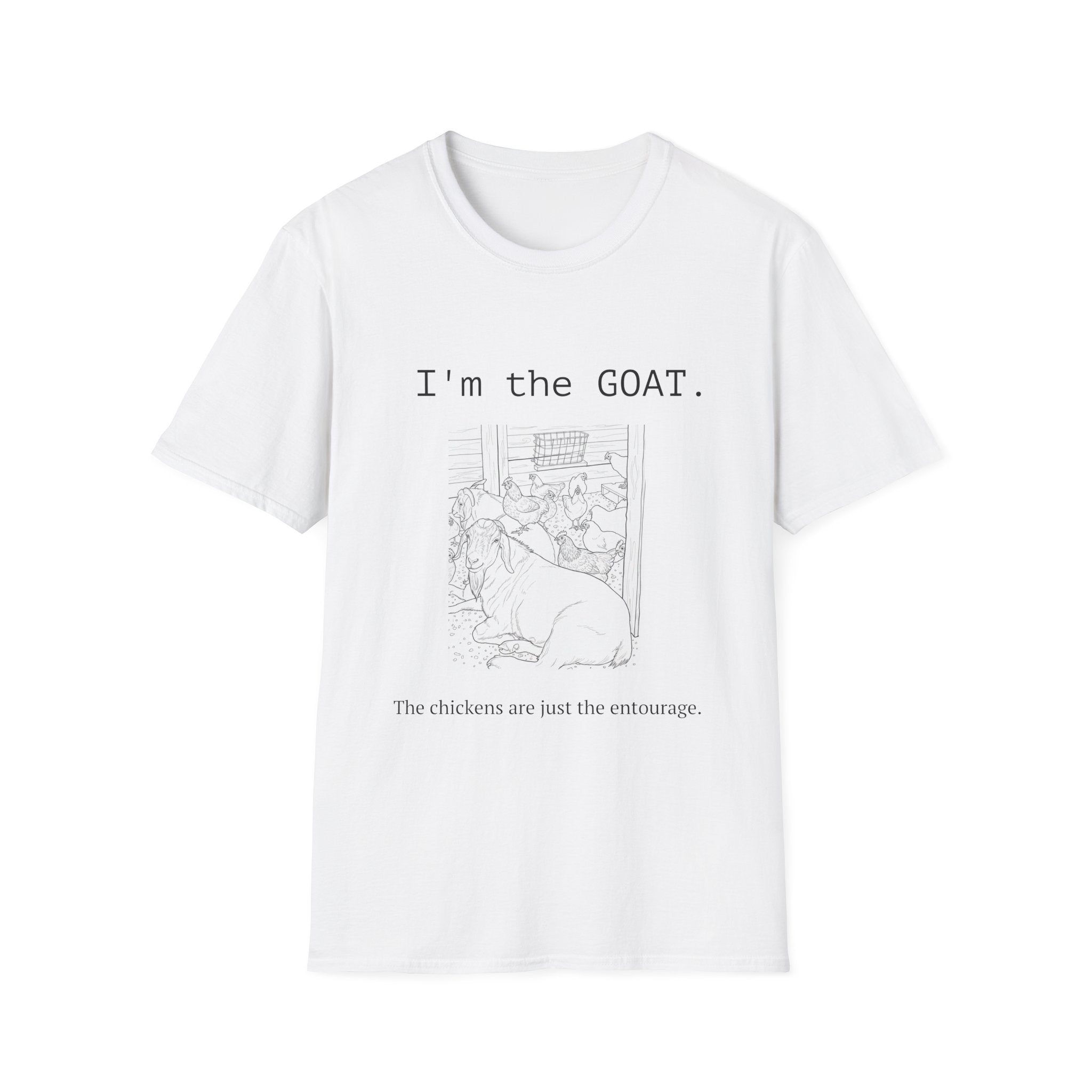 I'm the GOAT T-Shirt | Goat Illustration, Minimal Typography