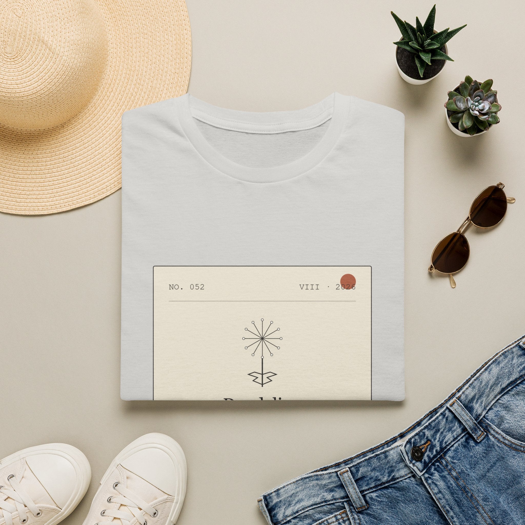 Field Ledger Dandelion Illustration T-Shirt | Botanical Flower Label Tee