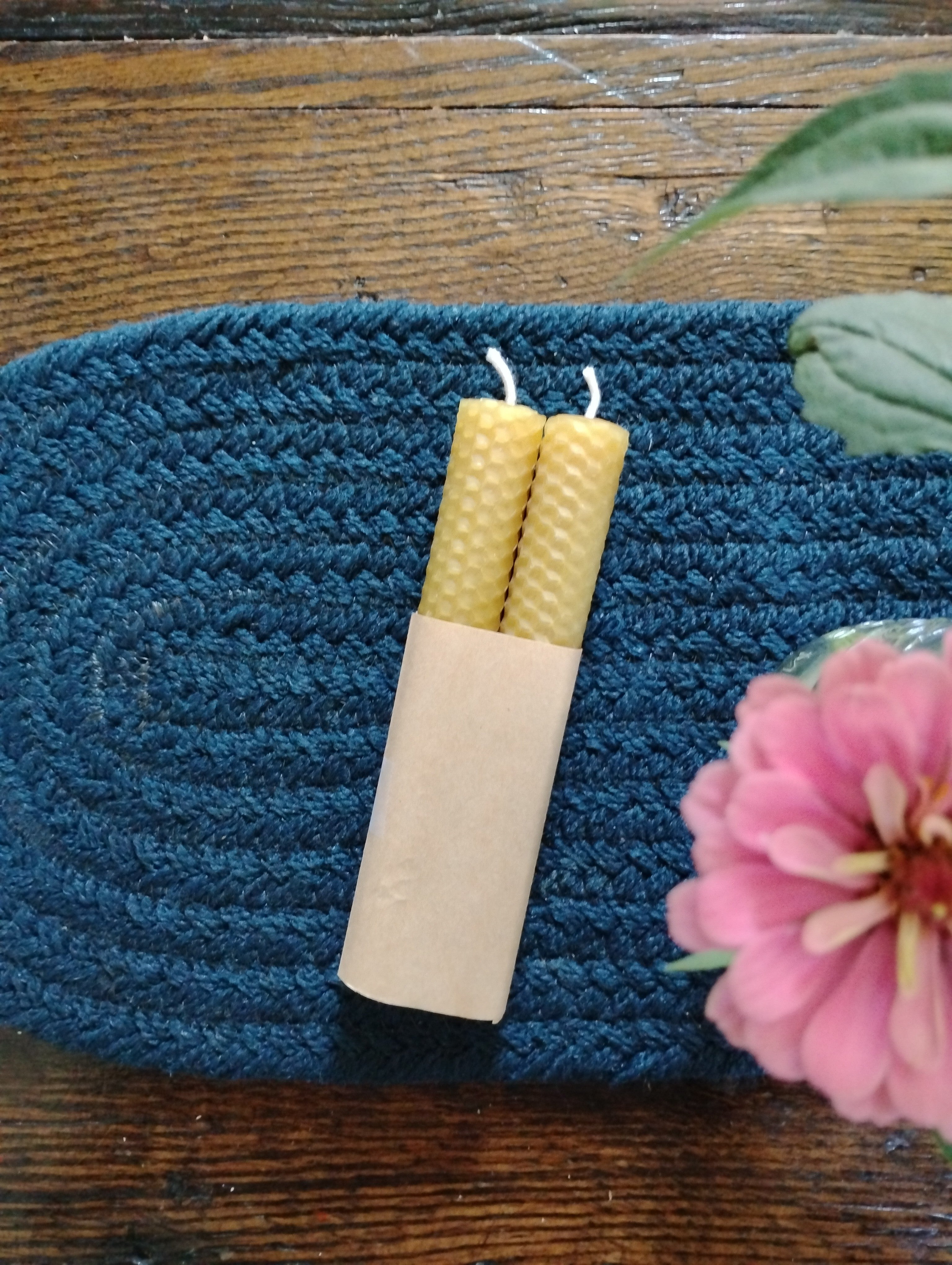 Hand-Rolled Beeswax Candles | 8" or 6" Sets | Handmade Natural Candles | Made in USA