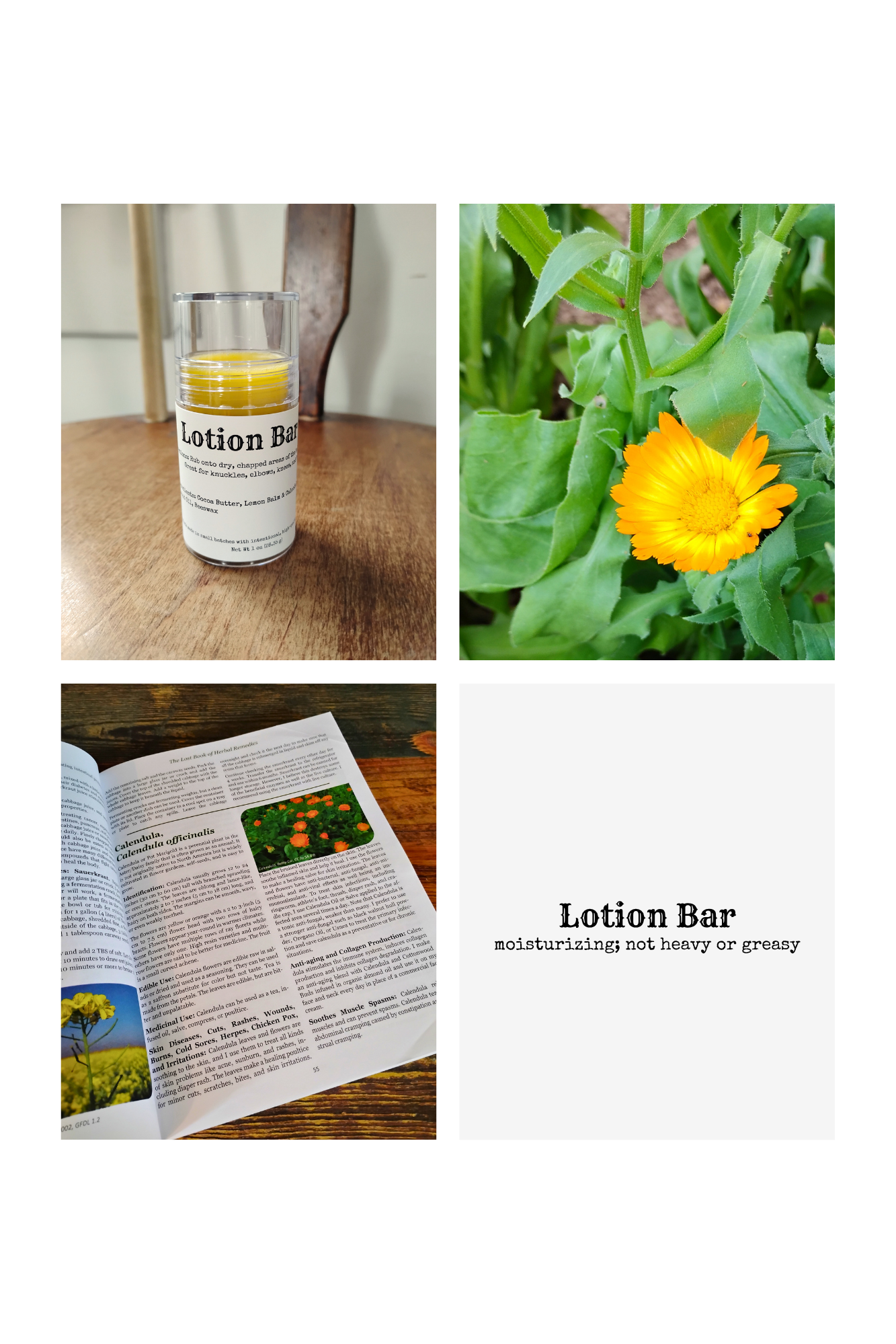 Natural Moisturizing Lotion Bar