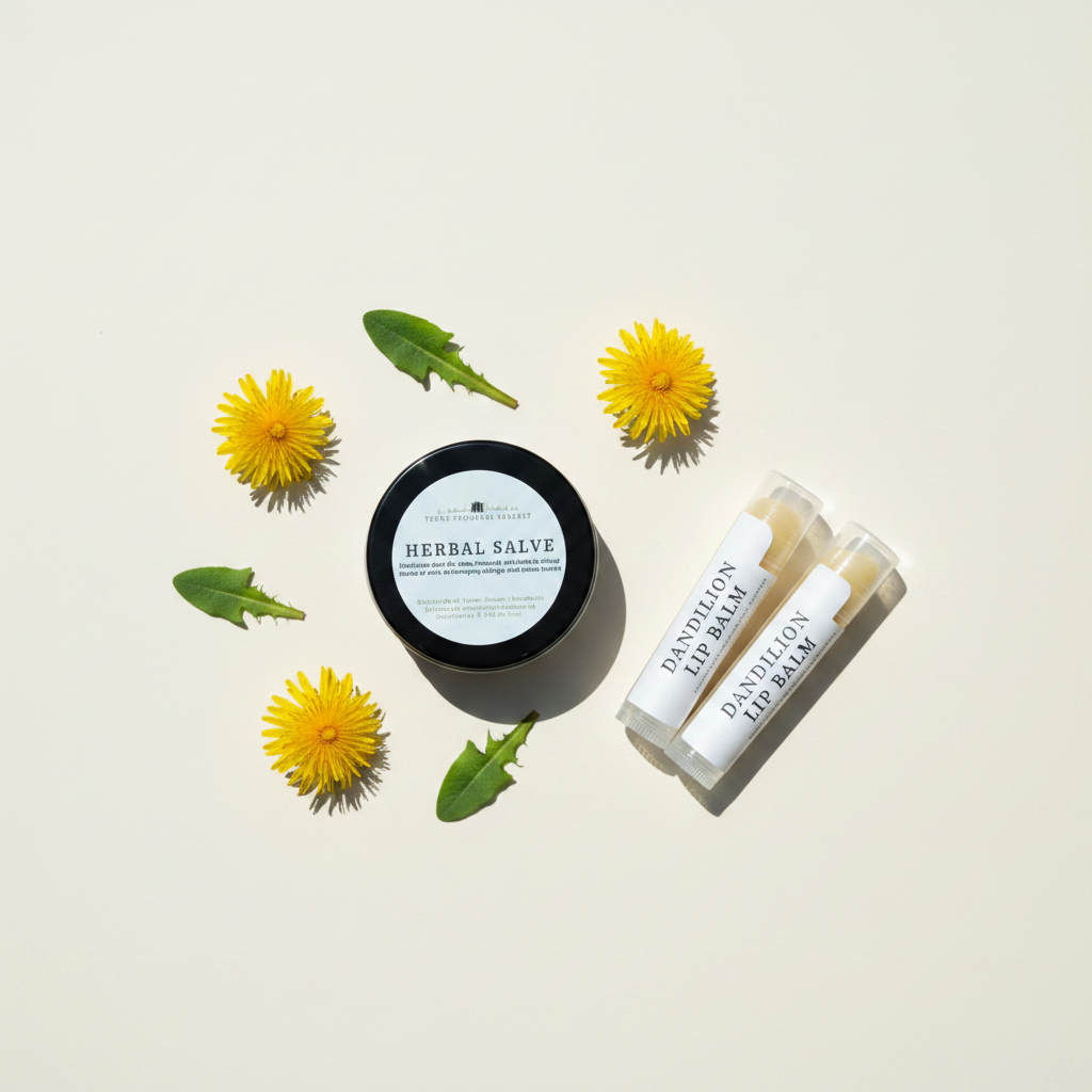 Backyard Blessing Salve & Dandelion Lip Balm Set