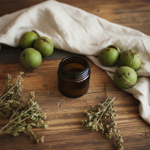 Black Walnut Salve - Dark Amber Jar